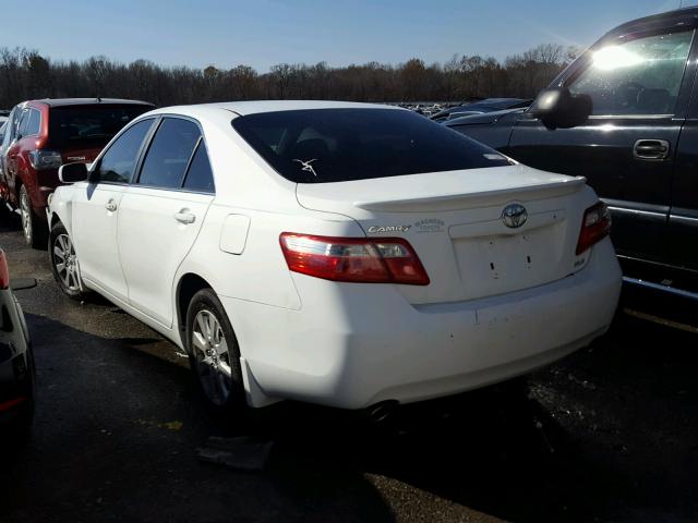 4T1BK46K27U500419 - 2007 TOYOTA CAMRY NEW WHITE photo 3