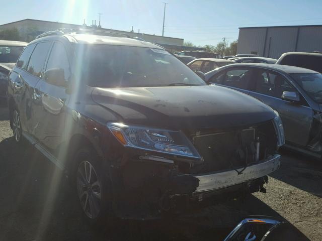 5N1AR2MN0DC667792 - 2013 NISSAN PATHFINDER BLACK photo 1