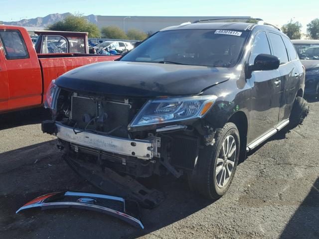 5N1AR2MN0DC667792 - 2013 NISSAN PATHFINDER BLACK photo 2