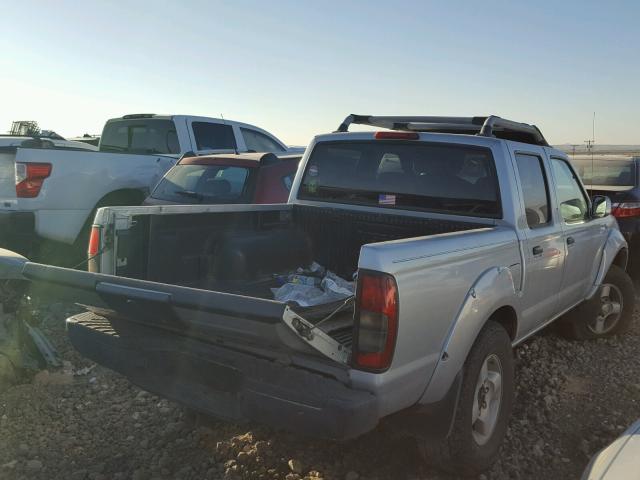 1N6ED27T81C343044 - 2001 NISSAN FRONTIER C SILVER photo 4