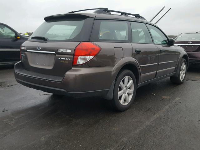 4S4BP61C987366828 - 2008 SUBARU OUTBACK 2. BROWN photo 4