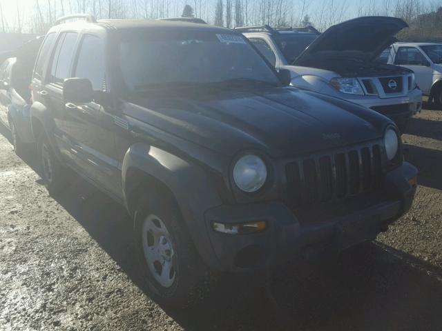 1J4GL48K92W132896 - 2002 JEEP LIBERTY SP BLACK photo 1