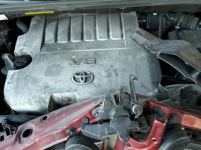 5TDZK23C39S250118 - 2009 TOYOTA SIENNA CE RED photo 7