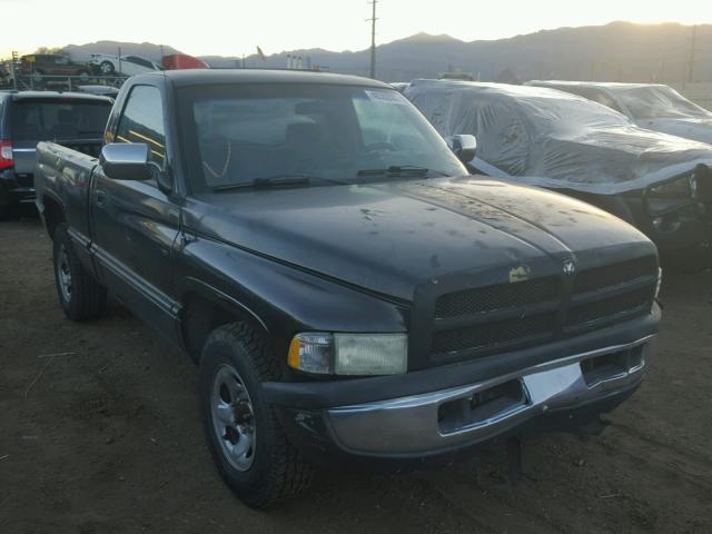 1B7HC16Y8VS222245 - 1997 DODGE RAM 1500 BLACK photo 1