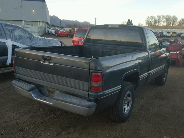 1B7HC16Y8VS222245 - 1997 DODGE RAM 1500 BLACK photo 4