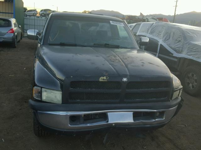 1B7HC16Y8VS222245 - 1997 DODGE RAM 1500 BLACK photo 9