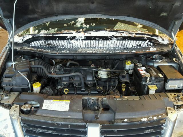 2D4GP44L05R220731 - 2005 DODGE GRAND CARA BLUE photo 7