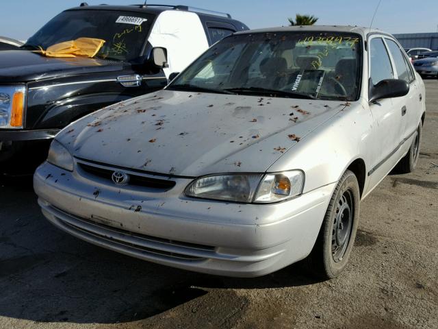 1NXBR12E0XZ153537 - 1999 TOYOTA COROLLA VE SILVER photo 2