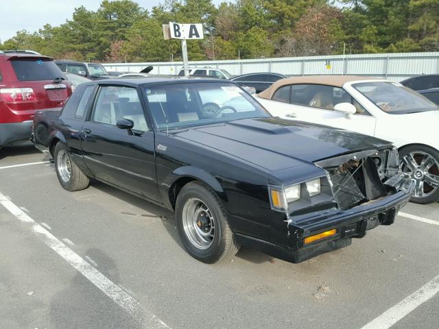 1G4GJ1175HP457091 - 1987 BUICK REGAL Negro foto 1