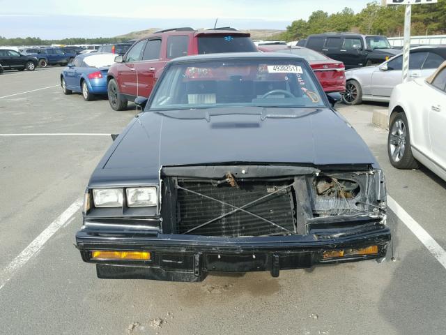 1G4GJ1175HP457091 - 1987 BUICK REGAL Negro foto 9