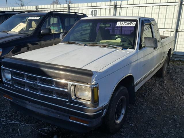 1GCCS19R4P0108503 - 1993 CHEVROLET S TRUCK S1 WHITE photo 2