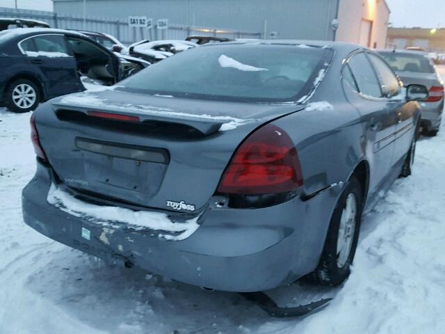 2G2WP522451323565 - 2005 PONTIAC GRAND PRIX GRAY photo 4