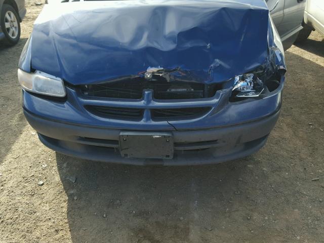 2B4GP2532YR731097 - 2000 DODGE CARAVAN BLUE photo 7