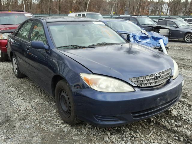 4T1BE32K62U502593 - 2002 TOYOTA CAMRY LE BLUE photo 1
