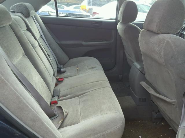 4T1BE32K62U502593 - 2002 TOYOTA CAMRY LE ლურჯი ფოტო 6
