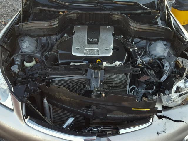 JN1AJ0HP7AM702090 - 2010 INFINITI EX35 BASE GRAY photo 7