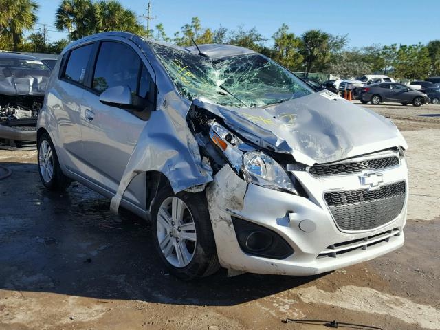 KL8CD6S96FC726509 - 2015 CHEVROLET SPARK 1LT GRAY photo 1