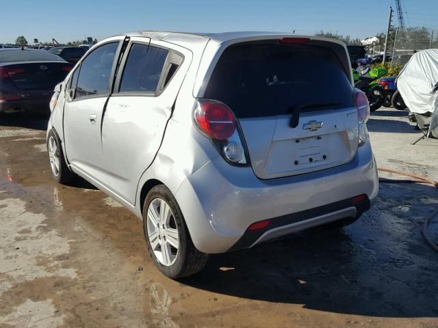 KL8CD6S96FC726509 - 2015 CHEVROLET SPARK 1LT GRAY photo 3