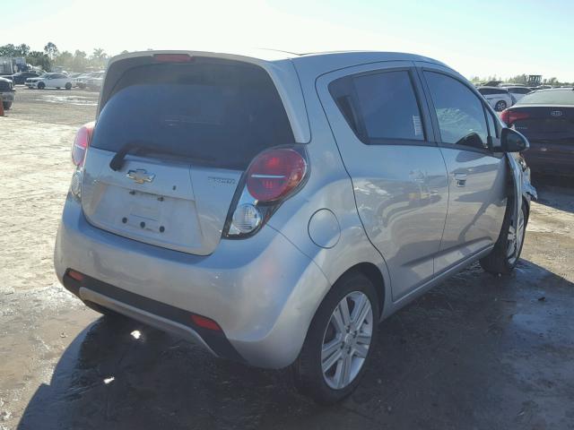 KL8CD6S96FC726509 - 2015 CHEVROLET SPARK 1LT GRAY photo 4