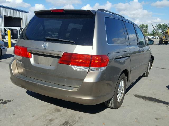 5FNRL38779B010797 - 2009 HONDA ODYSSEY EX GOLD photo 4