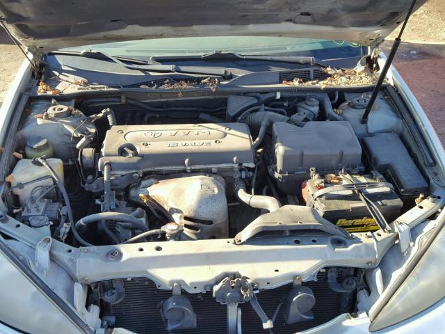 4T1BE32K93U158372 - 2003 TOYOTA CAMRY LE ვერცხლისფერი ფოტო 7