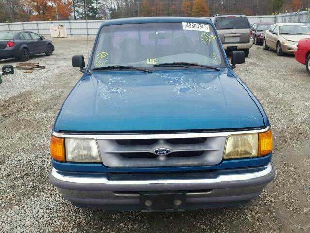 1FTCR10A0VUD05872 - 1997 FORD RANGER GREEN photo 9