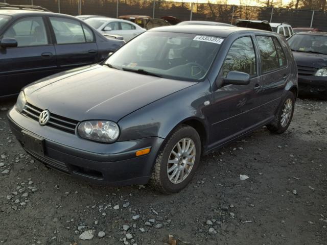 9BWGL61J644030088 - 2004 VOLKSWAGEN GOLF GLS GRAY photo 2