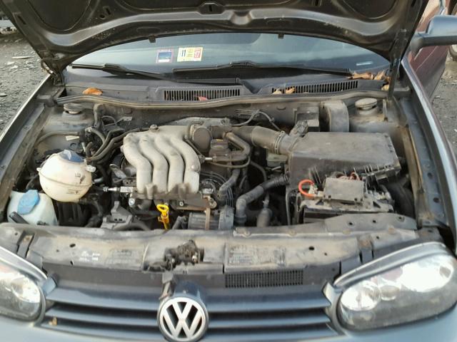 9BWGL61J644030088 - 2004 VOLKSWAGEN GOLF GLS GRAY photo 7