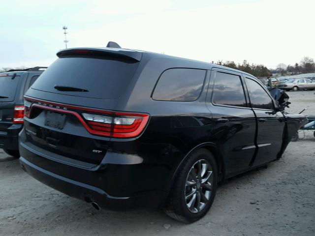 1C4RDJDG2HC870190 - 2017 DODGE DURANGO GT BLACK photo 4