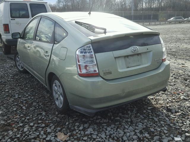 JTDKB20U877643781 - 2007 TOYOTA PRIUS GREEN photo 3