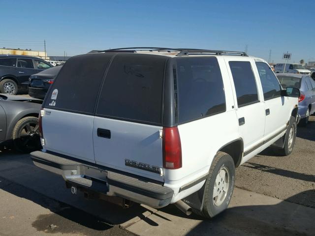 1GNEK13K6SJ390030 - 1995 CHEVROLET TAHOE K150 WHITE photo 4