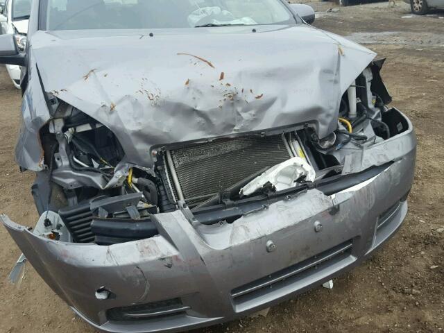 KL1TD5DE8AB126866 - 2010 CHEVROLET AVEO LS 灰色 照片 9