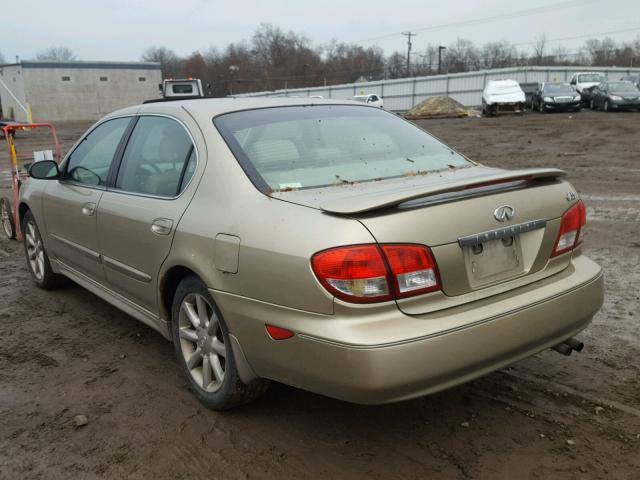 JNKDA31A72T003825 - 2002 INFINITI I35 BEIGE photo 3