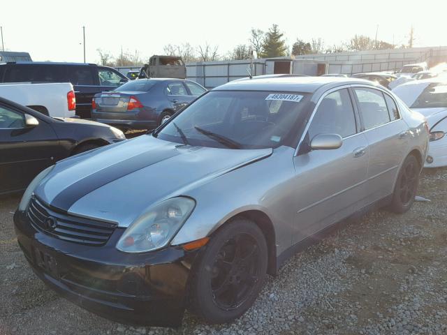 JNKCV51F84M706855 - 2004 INFINITI G35 GRAY photo 2