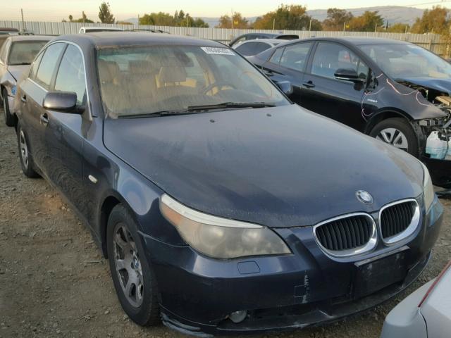 WBANA535X4B176990 - 2004 BMW 525 I BLUE photo 1