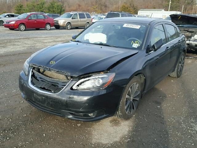 1C3CCBCG0DN674137 - 2013 CHRYSLER 200 LIMITE BLACK photo 2