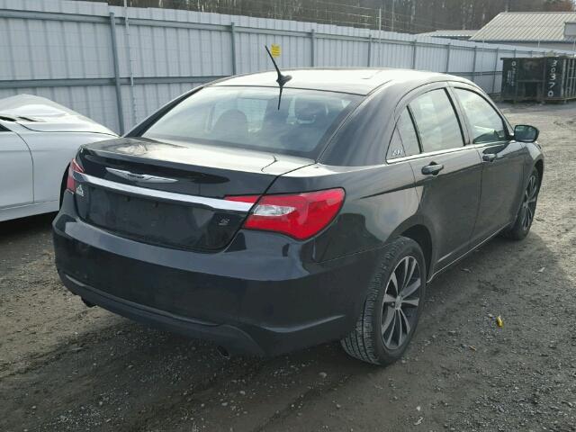 1C3CCBCG0DN674137 - 2013 CHRYSLER 200 LIMITE BLACK photo 4