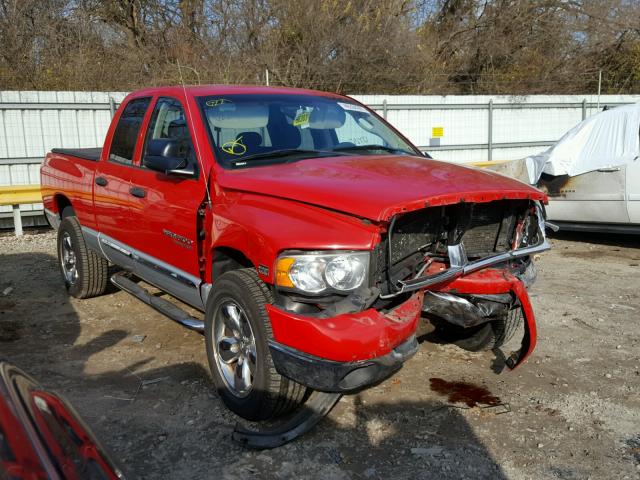 1D7HU18D65S182888 - 2005 DODGE RAM 1500 S RED photo 1