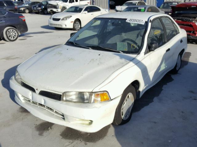 JA3AY26A9WU028565 - 1998 MITSUBISHI MIRAGE DE WHITE photo 2