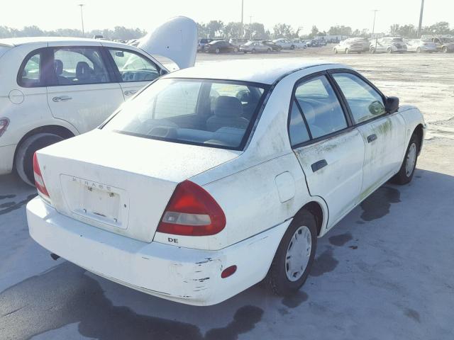 JA3AY26A9WU028565 - 1998 MITSUBISHI MIRAGE DE WHITE photo 4