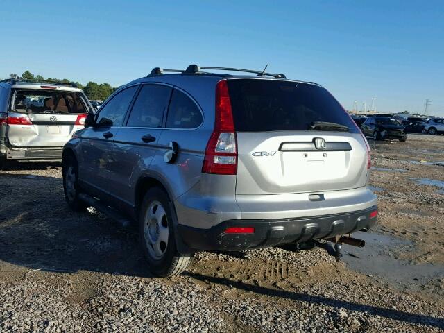 JHLRE38397C066745 - 2007 HONDA CR-V LX SILVER photo 3