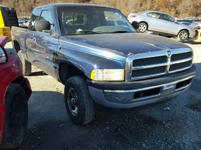 3B7HF12Y4YG109871 - 2000 DODGE RAM 1500 BLUE photo 1