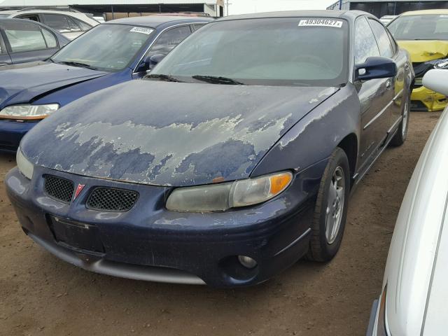 1G2WP52K91F225733 - 2001 PONTIAC GRAND PRIX BLUE photo 2