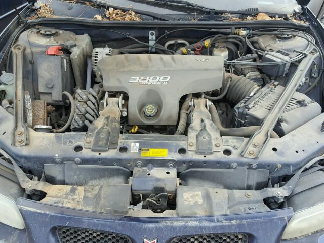 1G2WP52K91F225733 - 2001 PONTIAC GRAND PRIX BLUE photo 7