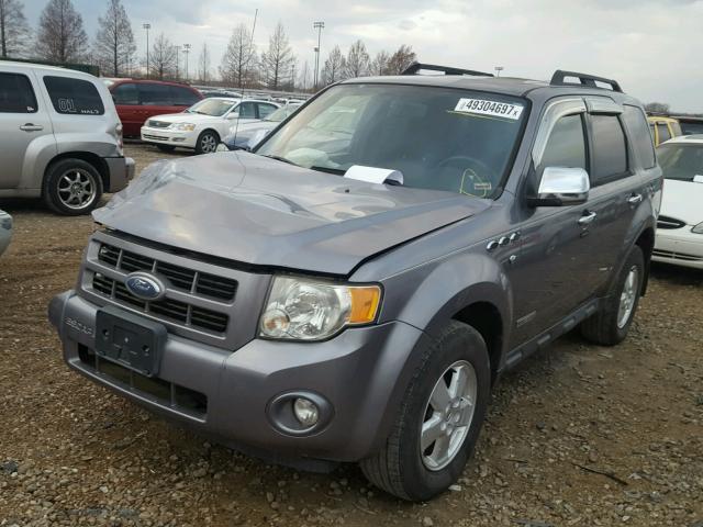 1FMCU94168KA44508 - 2008 FORD ESCAPE LIM GRAY photo 2