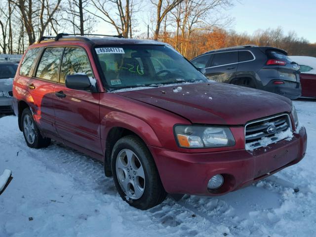 JF1SG65604H755845 - 2004 SUBARU FORESTER 2 RED photo 1