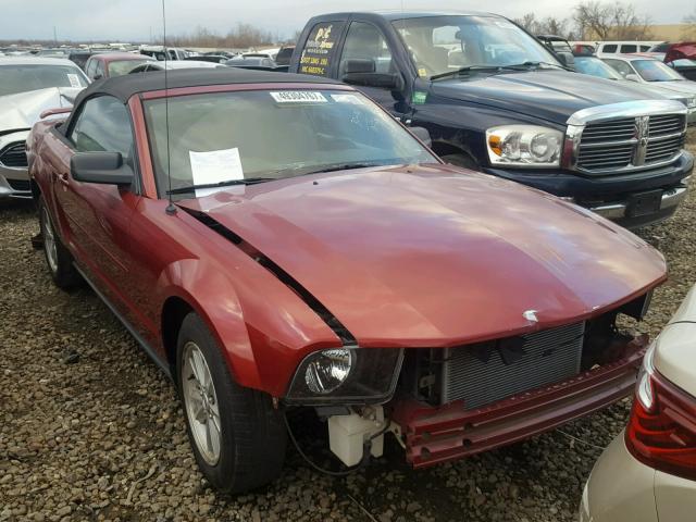 1ZVFT84N365185210 - 2006 FORD MUSTANG MAROON photo 1