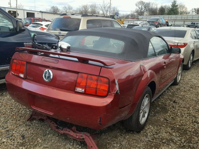 1ZVFT84N365185210 - 2006 FORD MUSTANG MAROON photo 4