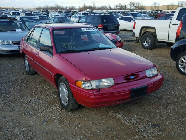 1FASP14J0SW215865 - 1995 FORD ESCORT LX RED photo 1