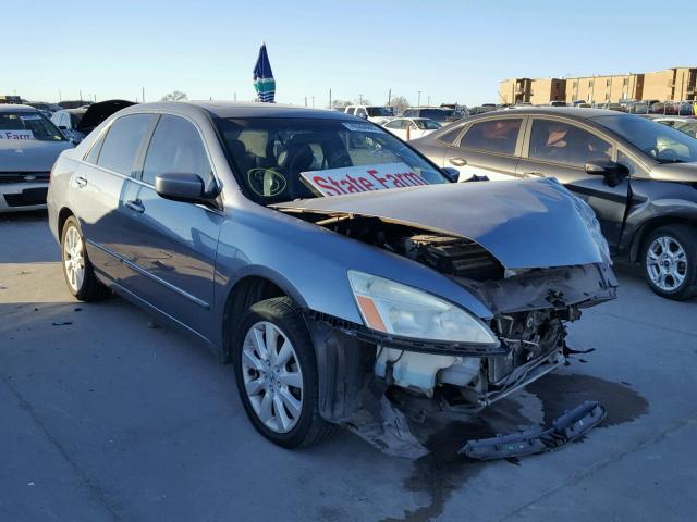 1HGCM66567A024767 - 2007 HONDA ACCORD EX GRAY photo 1